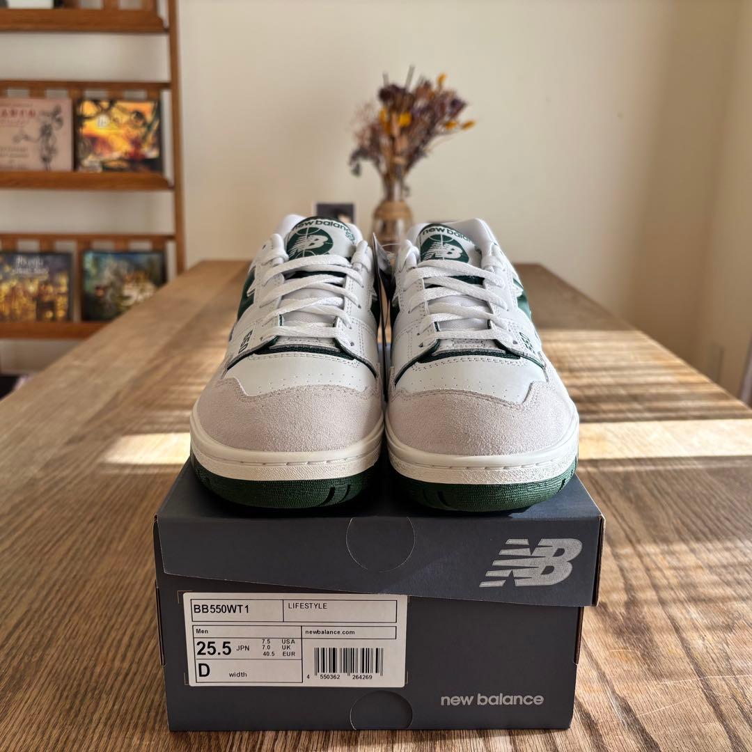 ☆*e様 New Balance BB550WT1 25.5cm WHITE/G