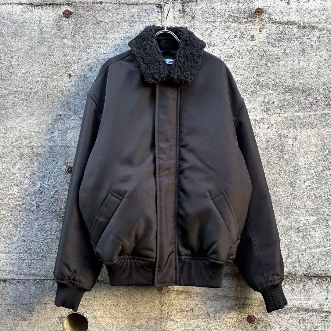 acne studios シアリングカラージャケット ボンバージャケット - メルカリ