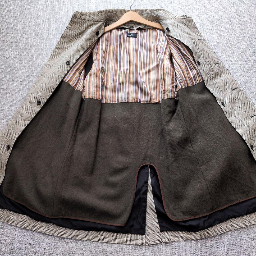 ポールスミス ウールライナー取外し可 シングルトレンチコート 着用感