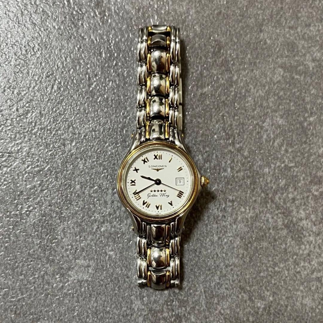 LONGINES ロンジン ゴールデンウィング デイト ホワイト文字盤　希少 楽天市場】【ウォッチ】LONGINES ロンジン ゴールデンウィング デイト