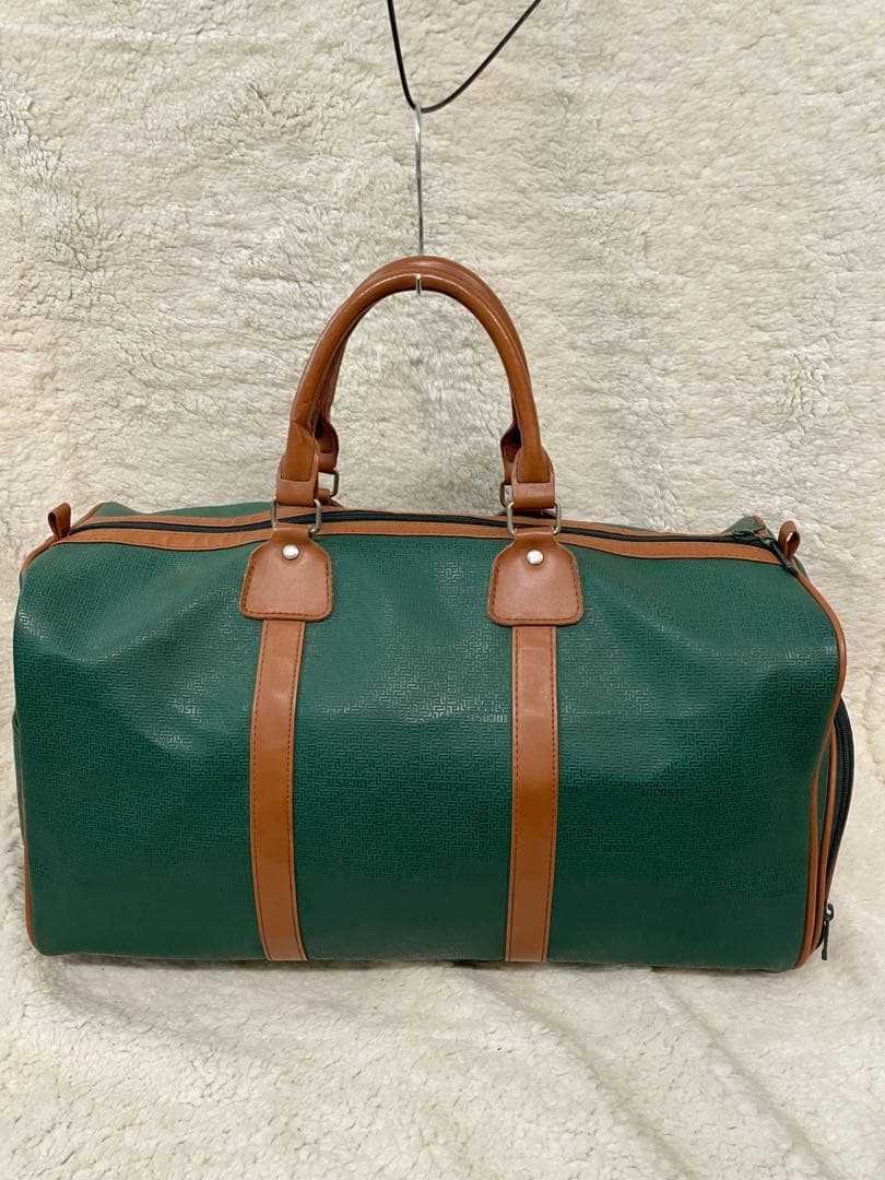 LACOSTE ラコステ ボストンバッグ ゴルフバッグ 総柄 大容量 - メルカリ