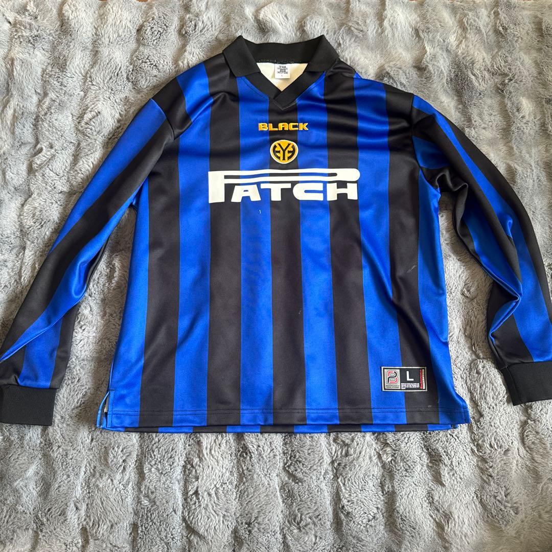 THE BLACK EYE PATCH ストライプシャツ Lサイズ