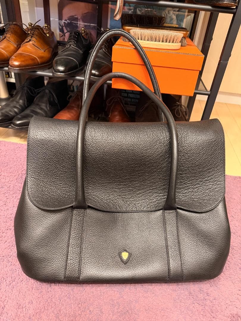 シャンボールセリエ BERN トートバッグ 黒 NOIR 美品 CHAMBORD SELLIER (シャンボールセリエ) LITTLE BARRIS (リトルバリス