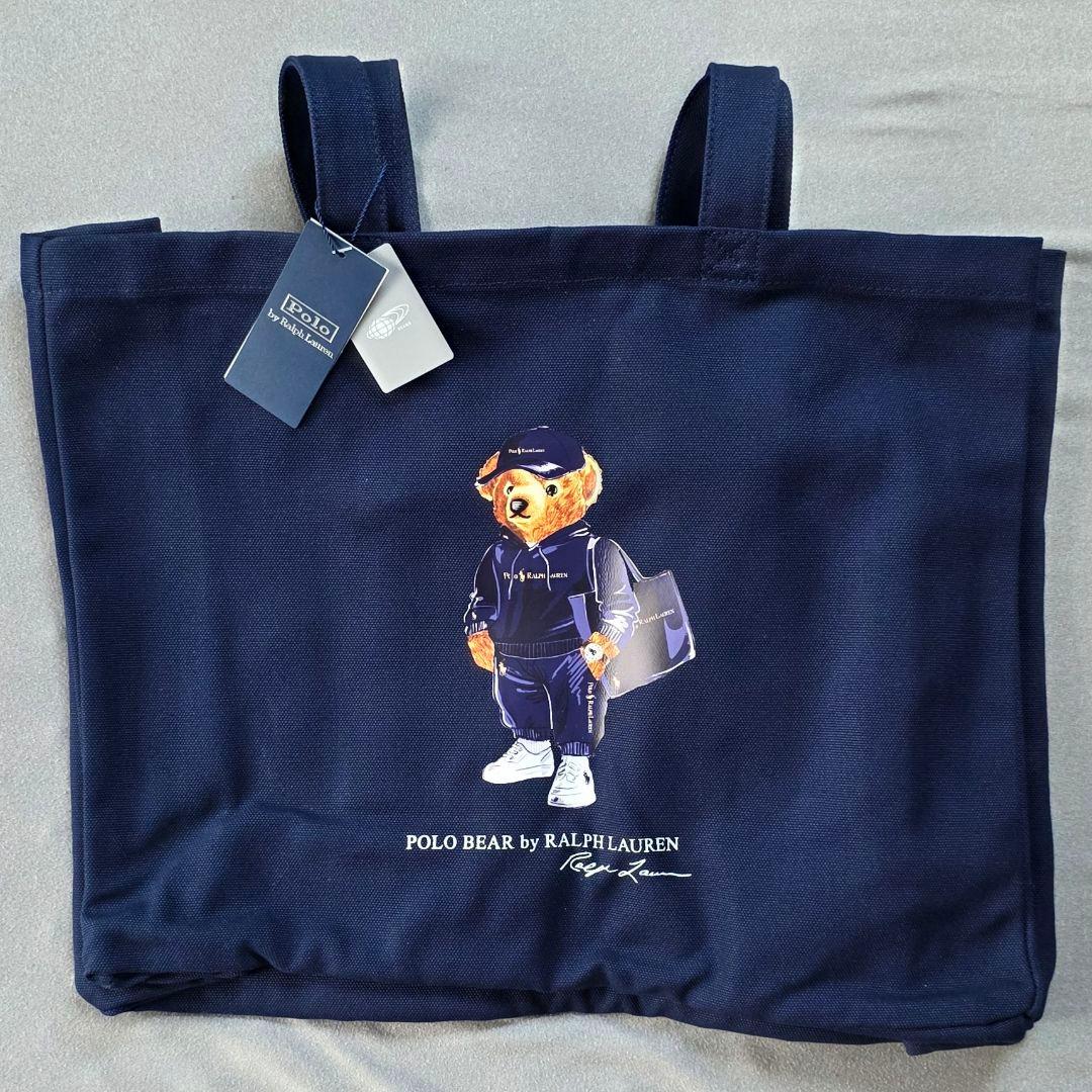 BEAMS別注 POLO RALPH LAUREN Tote Bag ネイビー - メルカリ
