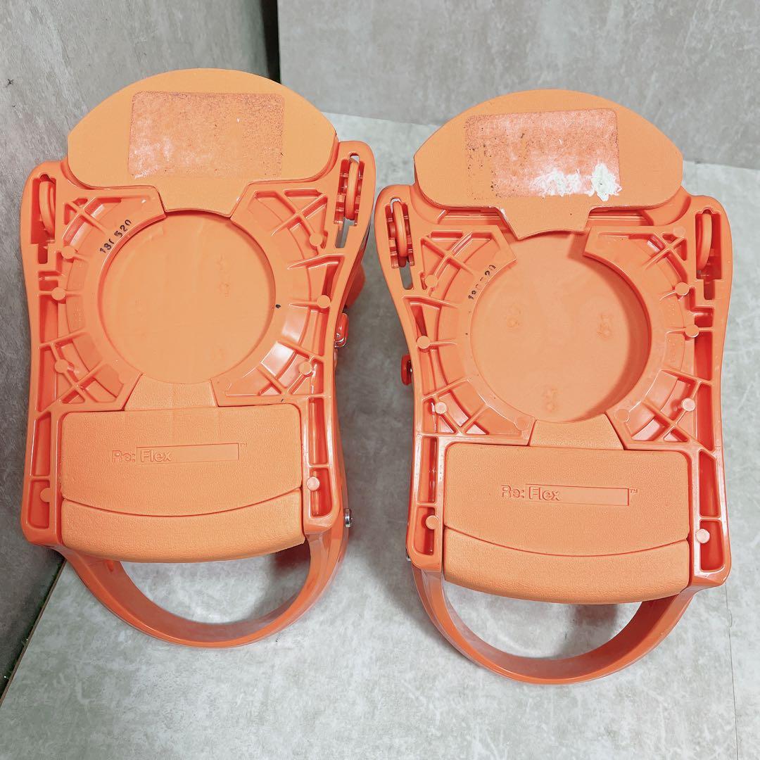 BURTON CUSTOM ビンディング Mサイズ オレンジ - メルカリ
