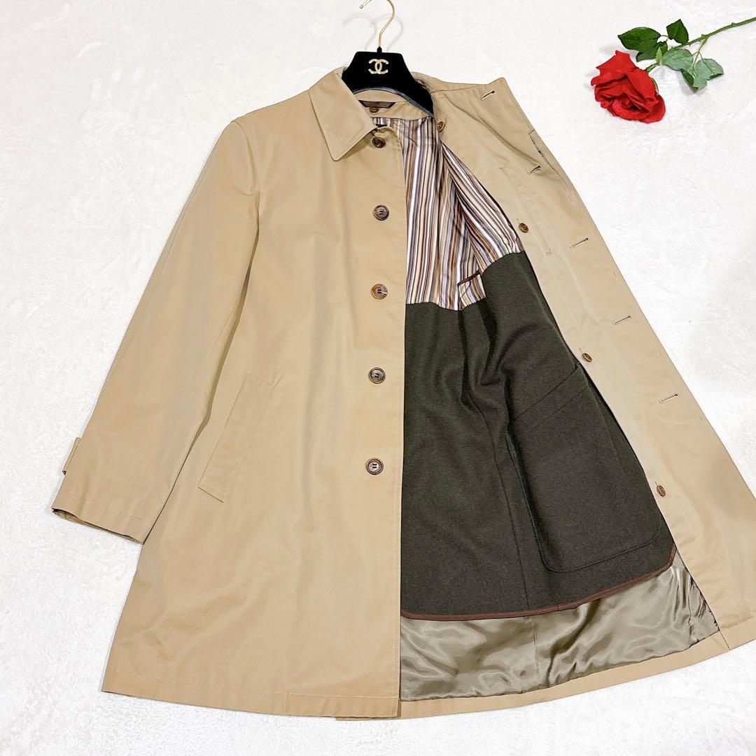 新品同様✨ ポールスミス ステンカラーコート ライナー ウール L