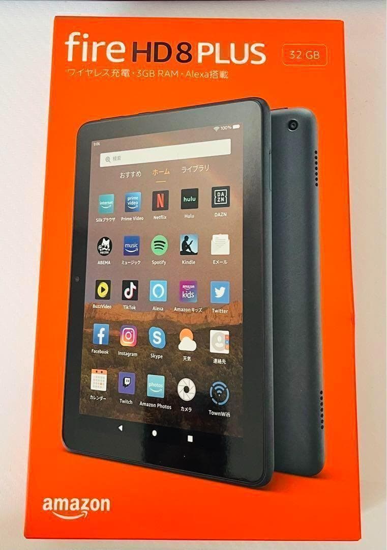【新品】Fire HD8 Plus 32GB Plus 第10世代 タブレット Amazon Fire HD 8 Plus (10th Gen) 32GB, Wi-Fi, 8