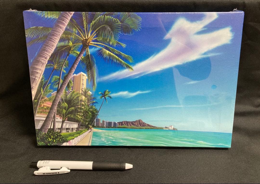 栗山義勝 ハワイ風景画 ワイキキ ビーチ - メルカリ