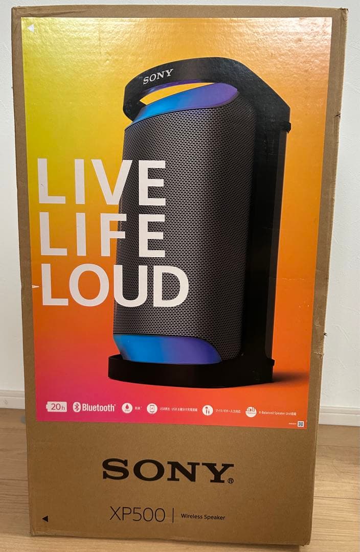 SONY SRS-XP500 ワイヤレススピーカー SRS-XP500 | アクティブスピーカー／ネックスピーカー | ソニー