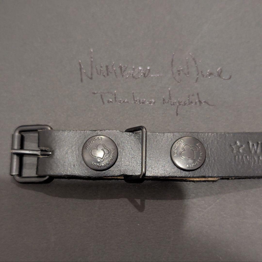 激レアNUMBER(N)INE 別注 WENDY´S 1連スタッズベルト M-セールの定価