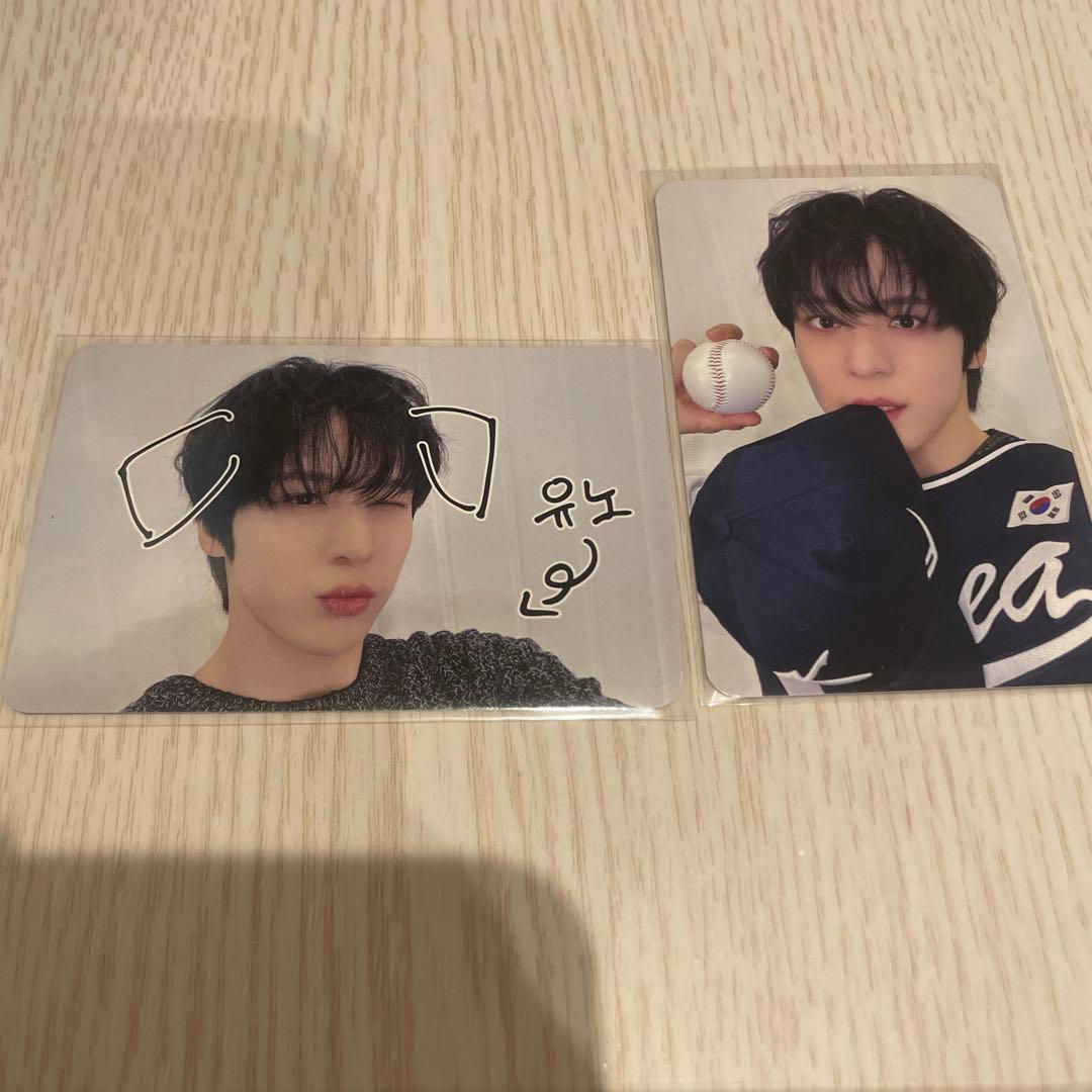 ateez ユノ makestar 野球 ユニフォーム トレカ ATEEZ makestar ユノ トレカ ラキドロ ニャー - メルカリ