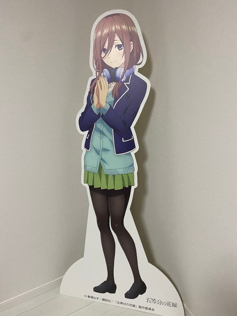 五等分の花嫁 中野三玖 等身大パネル くじコレS賞 ※