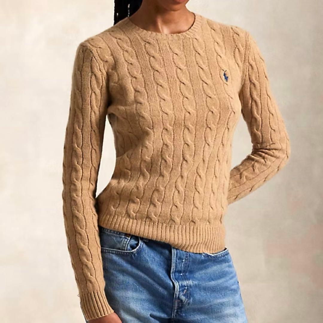 人気【新品正規品】ポロラルフローレンケーブルニットセーター綿