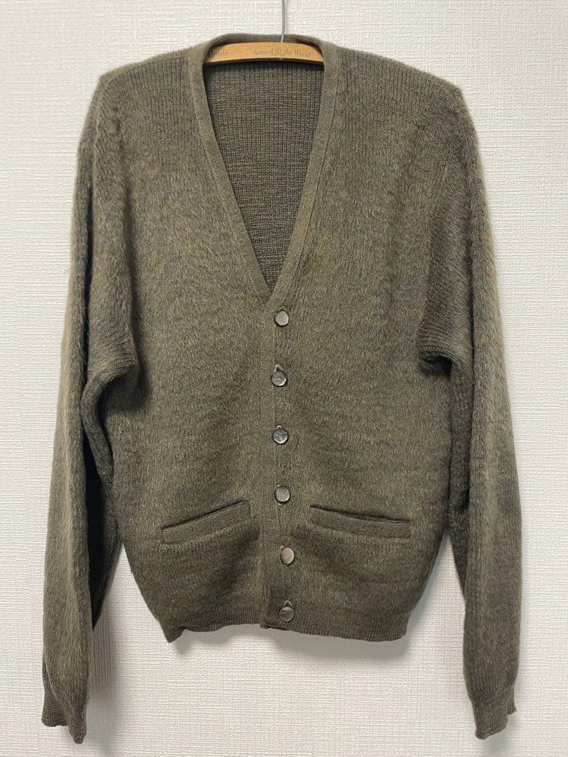 60s ヴィンテージ モヘアカーディガン カートコバーン グランジ