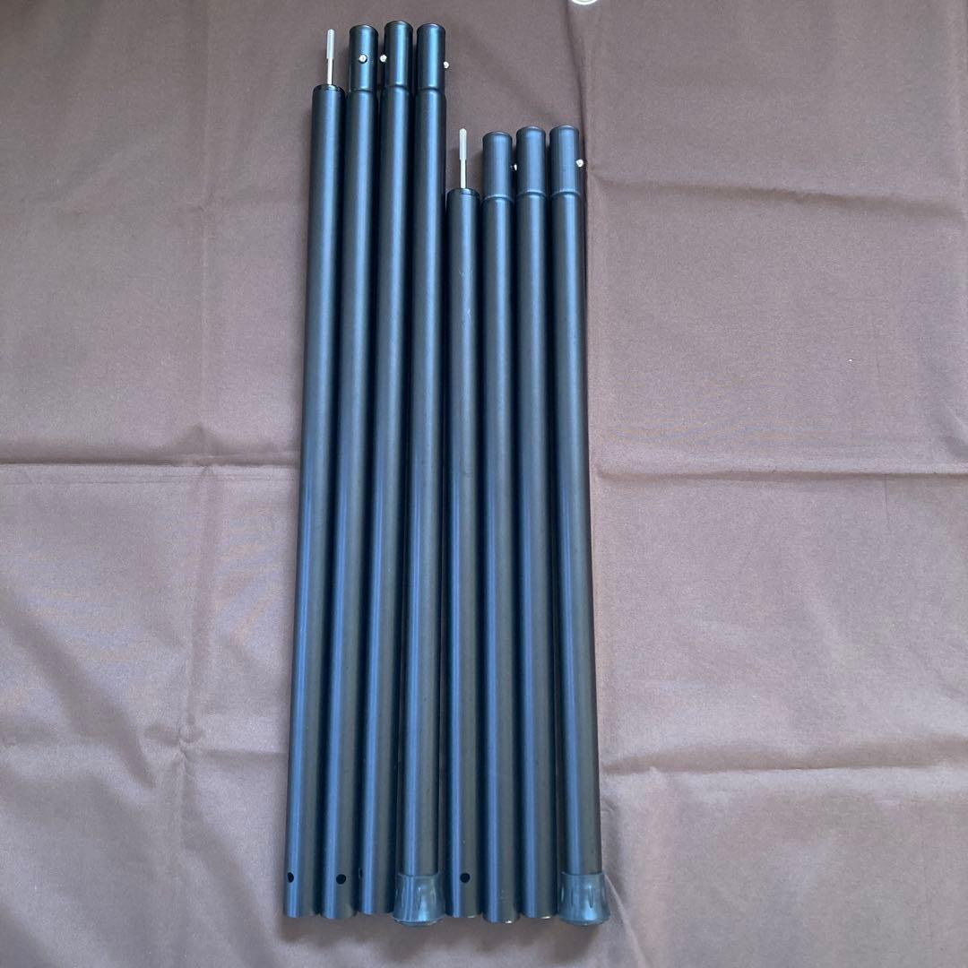 2本セット　スノーピーク　ウイングポール ブラック　280 240 楽天市場】【SALE 20%OFF】スノーピーク ウイングポール 240cm snow