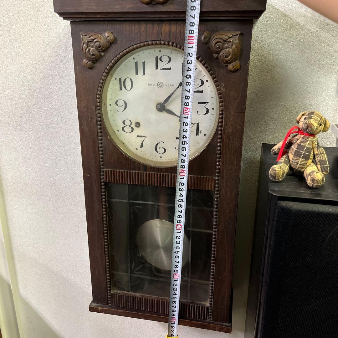 精巧社 SEIKO ゼンマイ時計 ボンボン時計 昭和レトロ アンティーク品