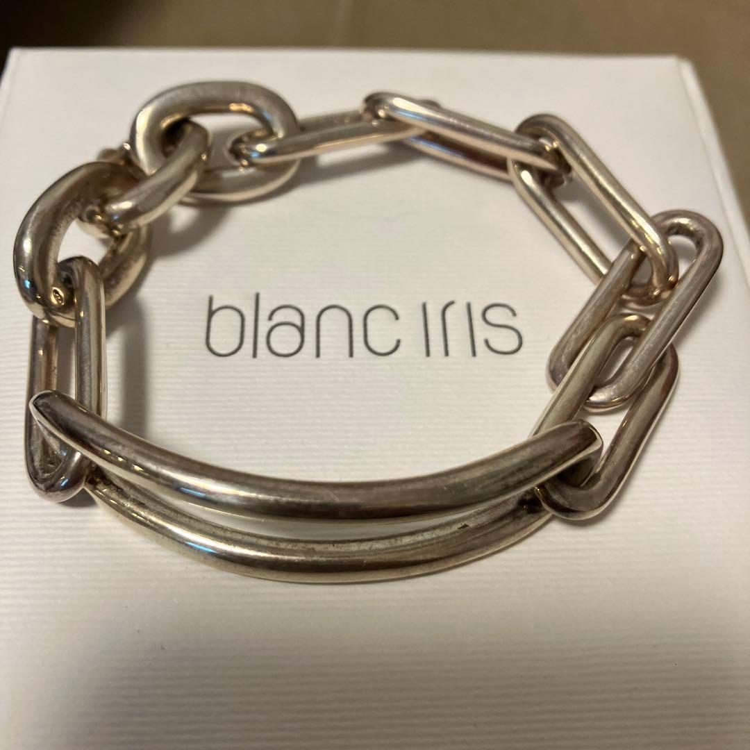 blanc iris シルバーチェーンブレスレット blanc iris＞B チェーン ブレスレット