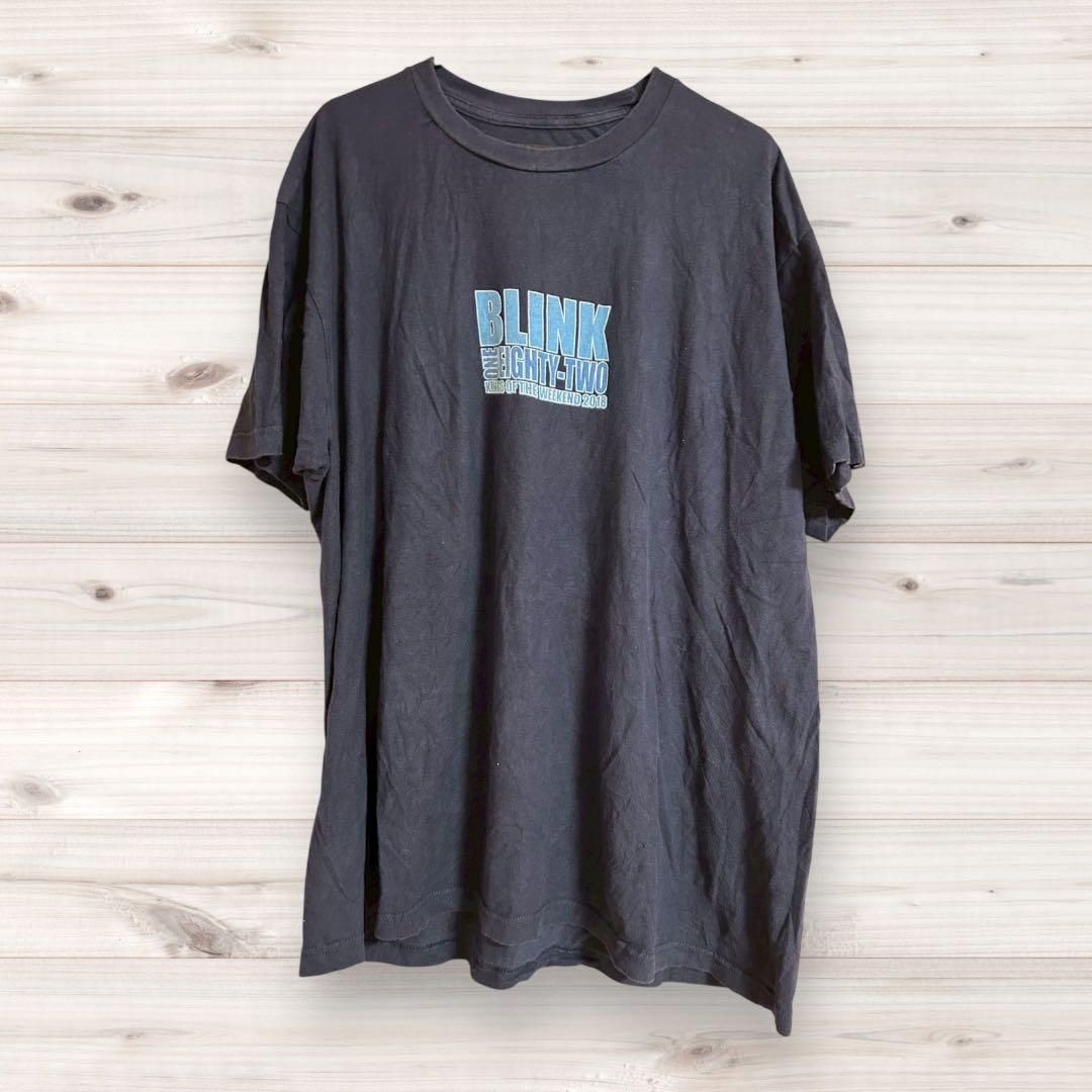 Blink182 Tシャツ　ネイビー　バンドTシャツ パンク
