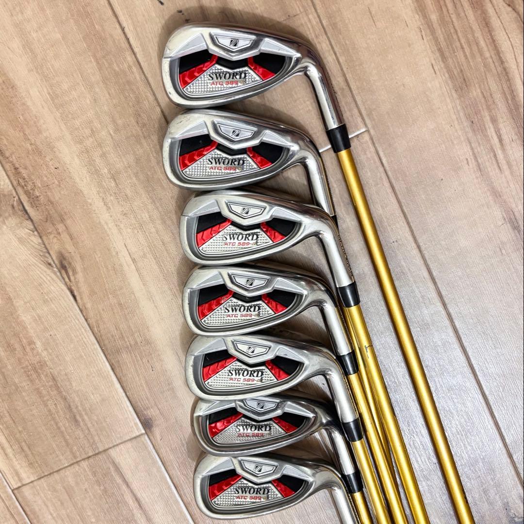 豪華7本✨カタナゴルフ SWORD ATC589-α スピーダー SR アイアン - メルカリ