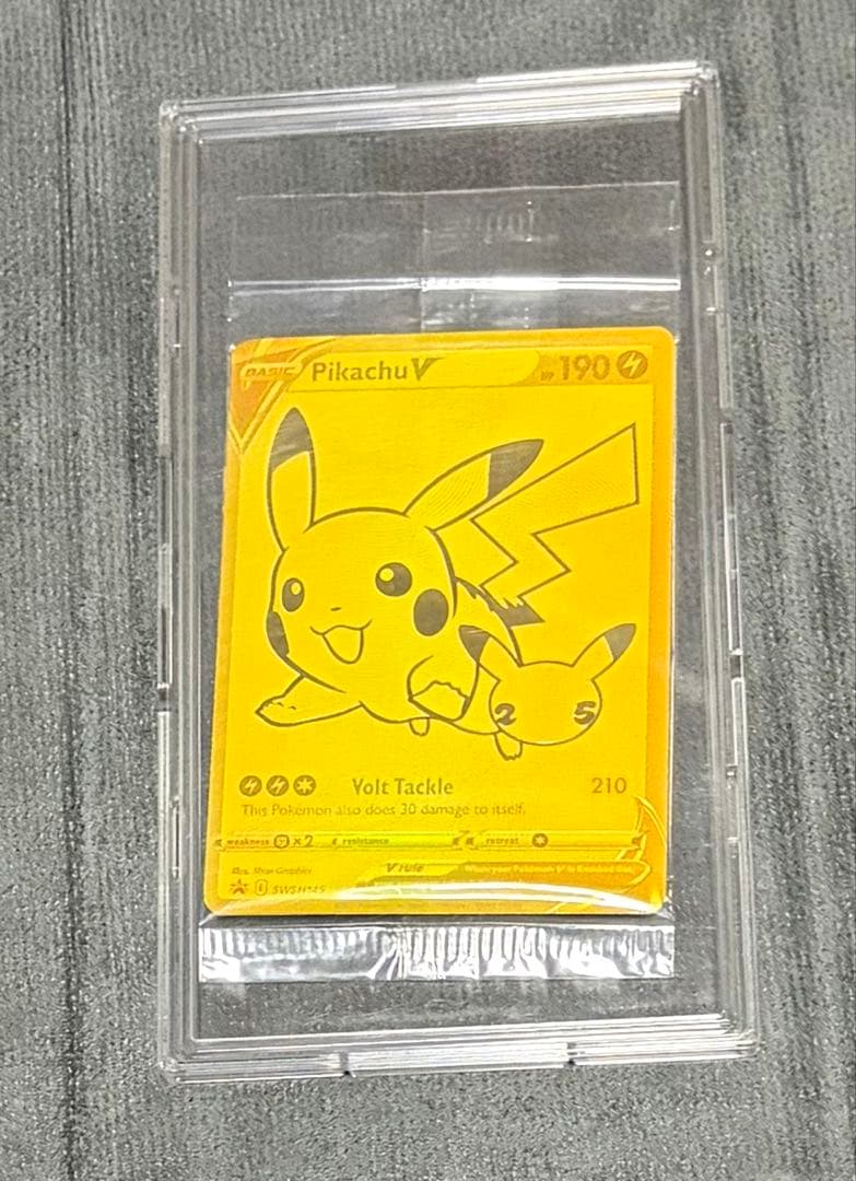 ピカチュウV 25th ゴールデンピカチュウ 未開封 英語版 プロモ ピカチュウV 25th ゴールデンピカチュウ 未開封 パック プロモ 英語