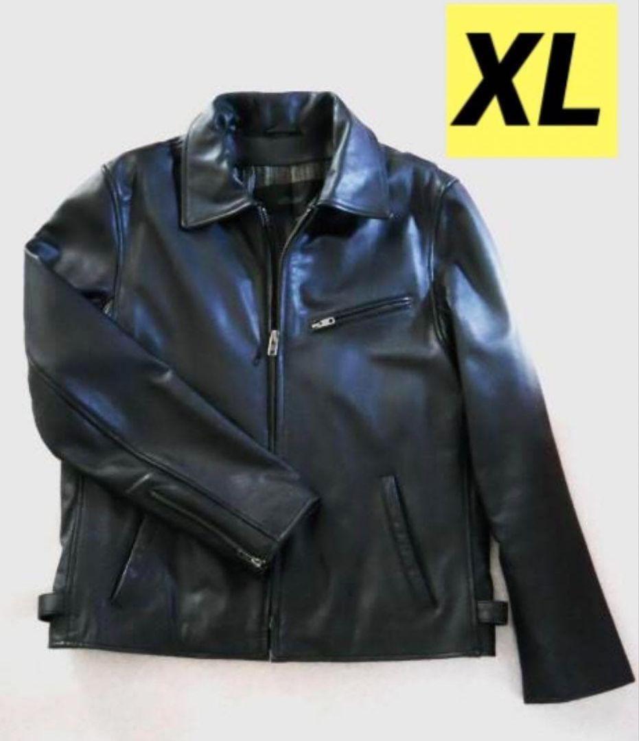 値下げ交渉可 aZitator レザー シングルジャケット aZitator 本革 襟付きシングルライダースジャケット メンズ