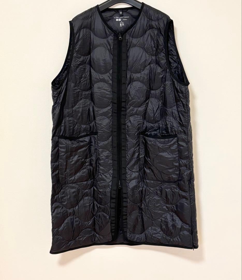 UNIQLO×Theory ウルトラライトダウンロングベスト　XL やっと購入【ユニクロ×Theory】ウルトラライトダウンロングベスト | LEE