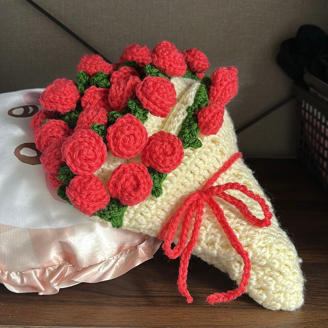 花束ブランケット ブーケ 薔薇 - メルカリ