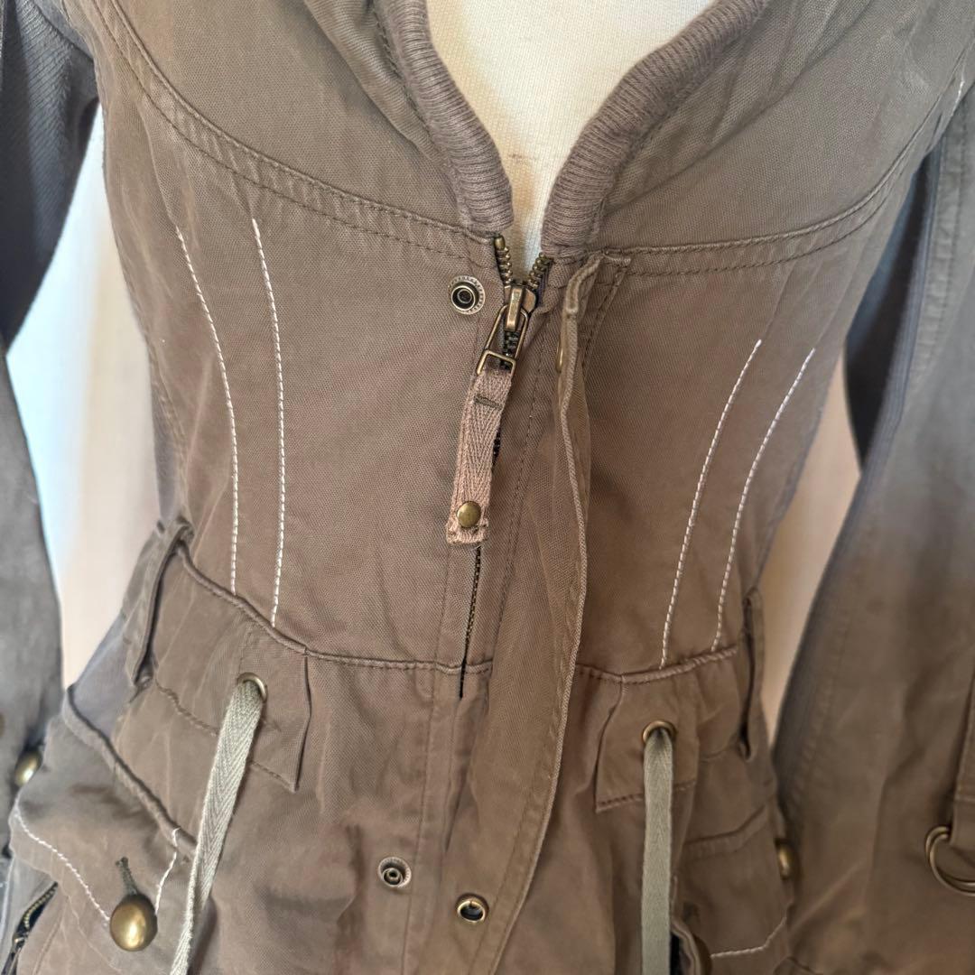 Y2K☆ヴィンテージ☆ミリタリージャケット☆フェアリーグランジ 平成