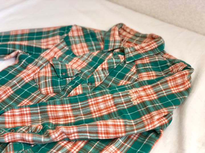 TMT キムタク着 木村拓哉 ダブルガーゼ チェックシャツ XS HERO - メルカリ