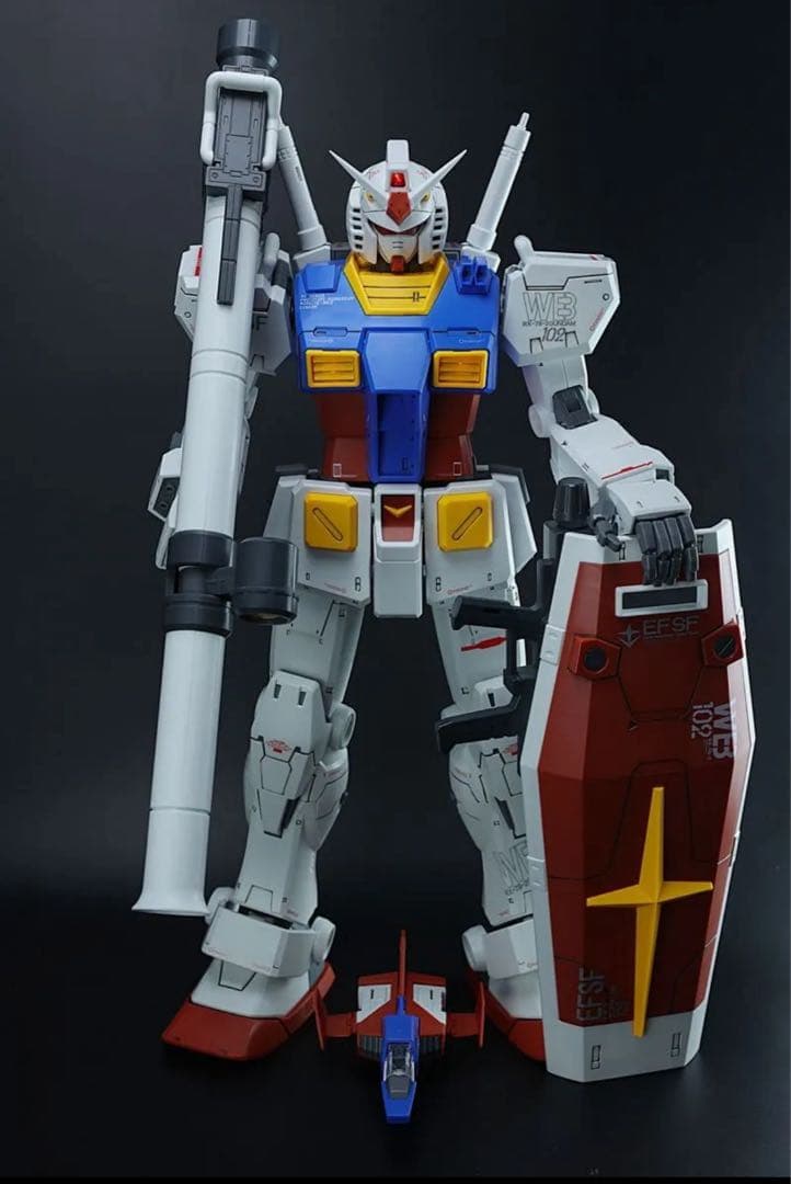 1/35 RX-78-2 ガンダム特大スケール水転写デカール付き 発光ユニット付