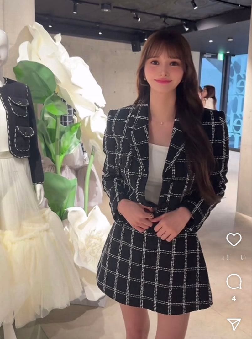 みゆ様専用【新品】sheller シェリエ ツイード スカート キュロット