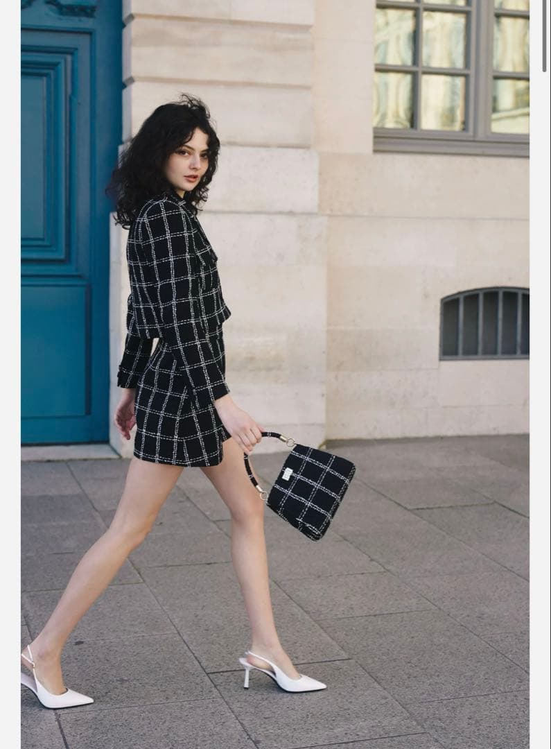 みゆ様専用【新品】sheller シェリエ ツイード スカート キュロット