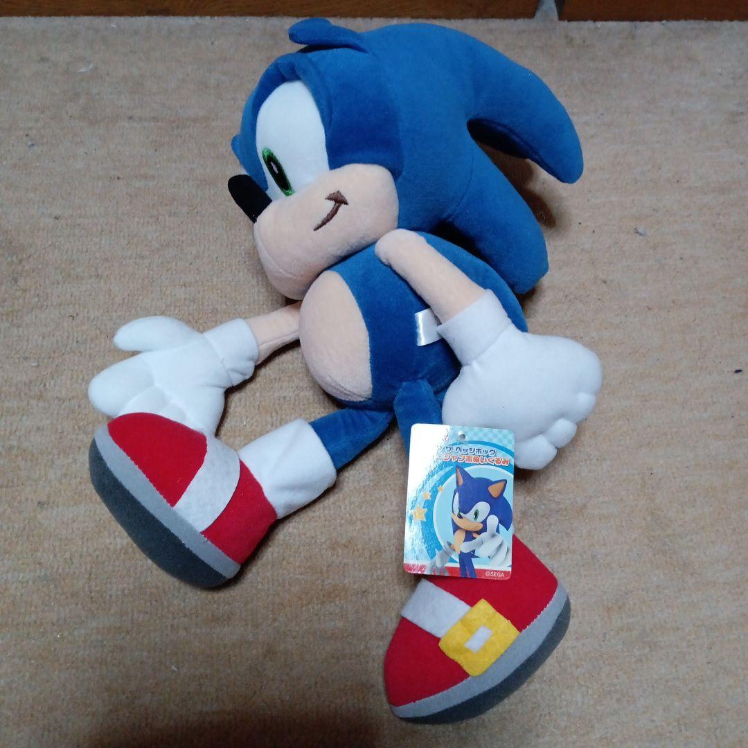 ソニック ザ ヘッジホッグ SONIC スーパージャンボ ぬいぐるみ SEGA