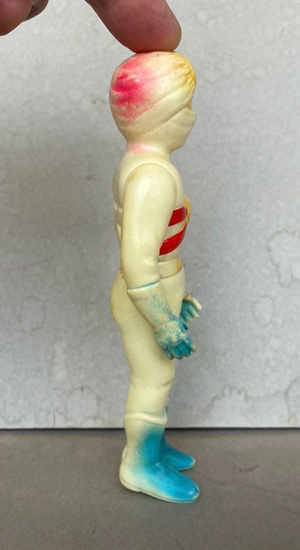 レインボーマン パチ 無版権 ミドルサイズ ソフビ 貴重品 1972年製