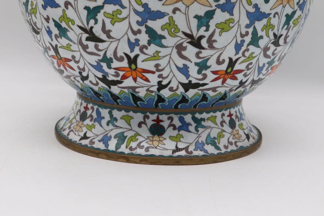 岐No33 中国七宝焼 大瓶 銘あり アンティーク 送料込み0504 - メルカリ