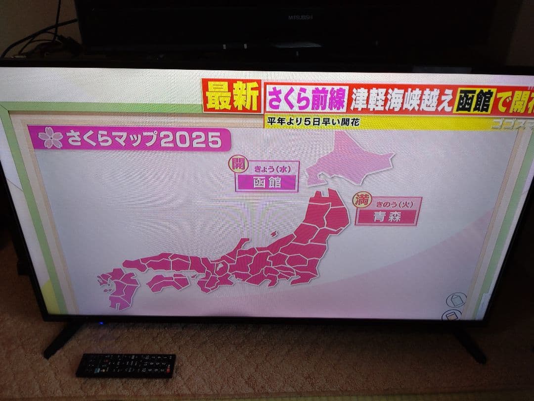 送料込 SANSUI 42型 高画質 テレビ Wチューナー搭載 HDMI×3 SHARP（シャープ） テレビ 42型 液晶テレビ アクオス 42インチ TV 4T