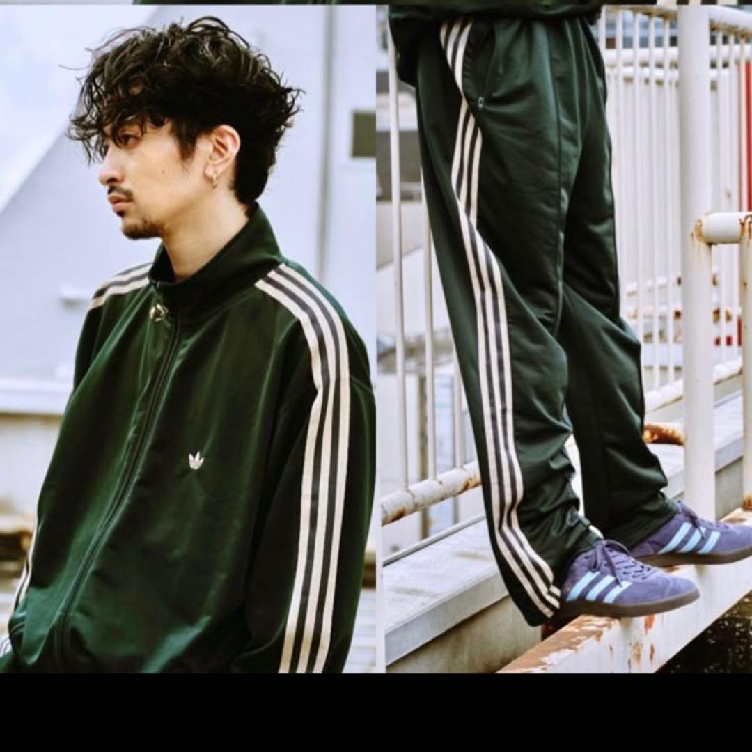 adidas ジャージ 常田大希 上下セット 3XL グリーン ベッケンバウアー