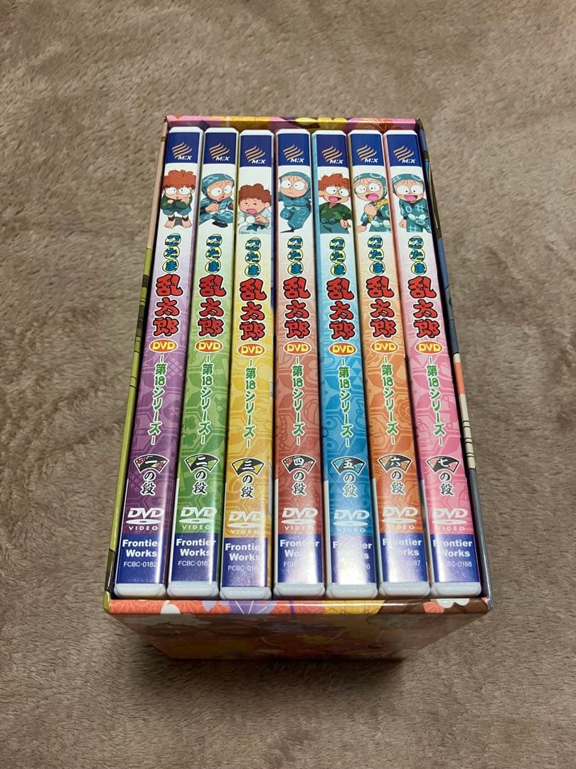 忍たま乱太郎　DVD 第18シリーズ　全巻収納box 初回特典付 DVD/セル版 全7巻セット 忍たま乱太郎 第18シリーズ BOX・全巻特典付き