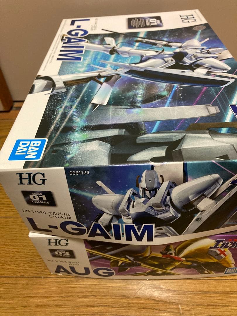 HG 1/144 エルガイム　オージ　AUG & L-Gaim プラモデルセット