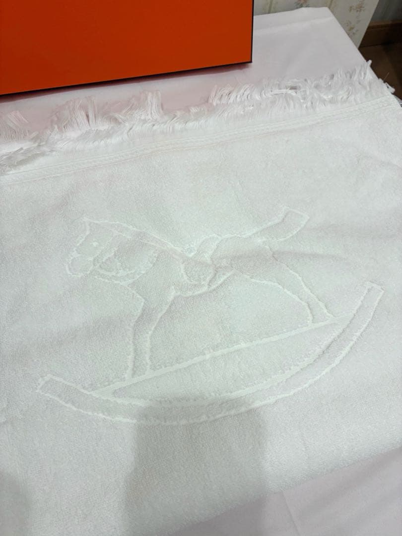 新品未使用】HERMES ロッキングホース バスタオル