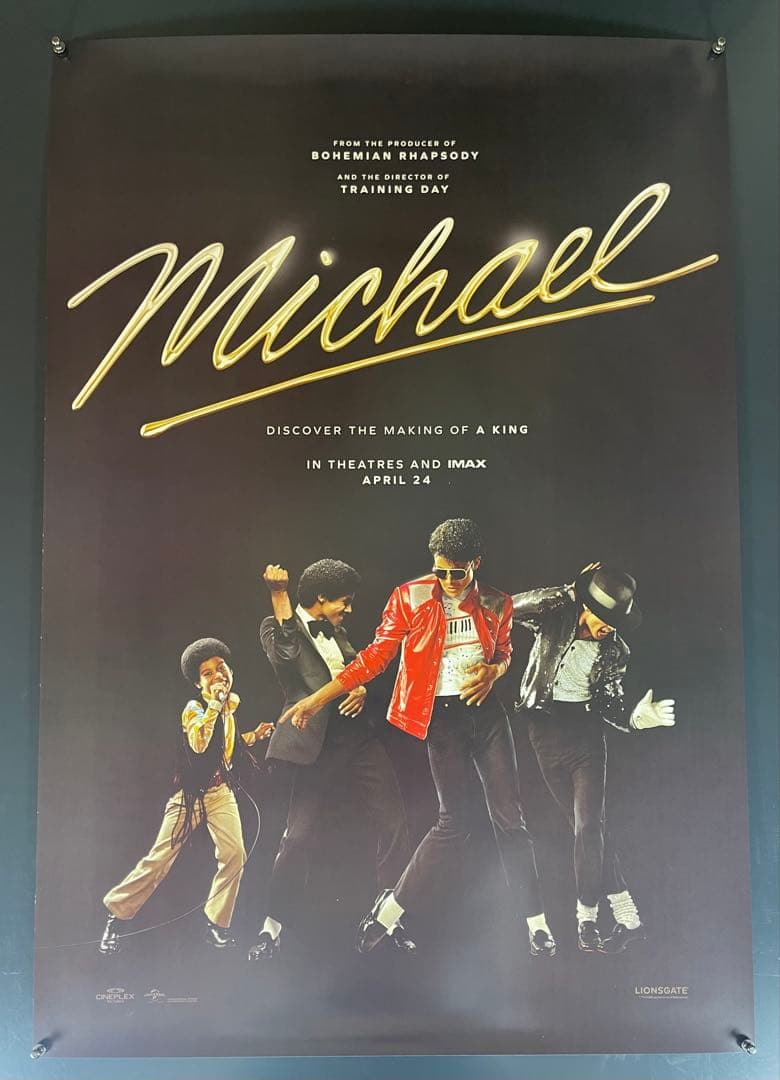 *枚数限定*映画館用両面印刷ポスターUS版:マイケル Michael