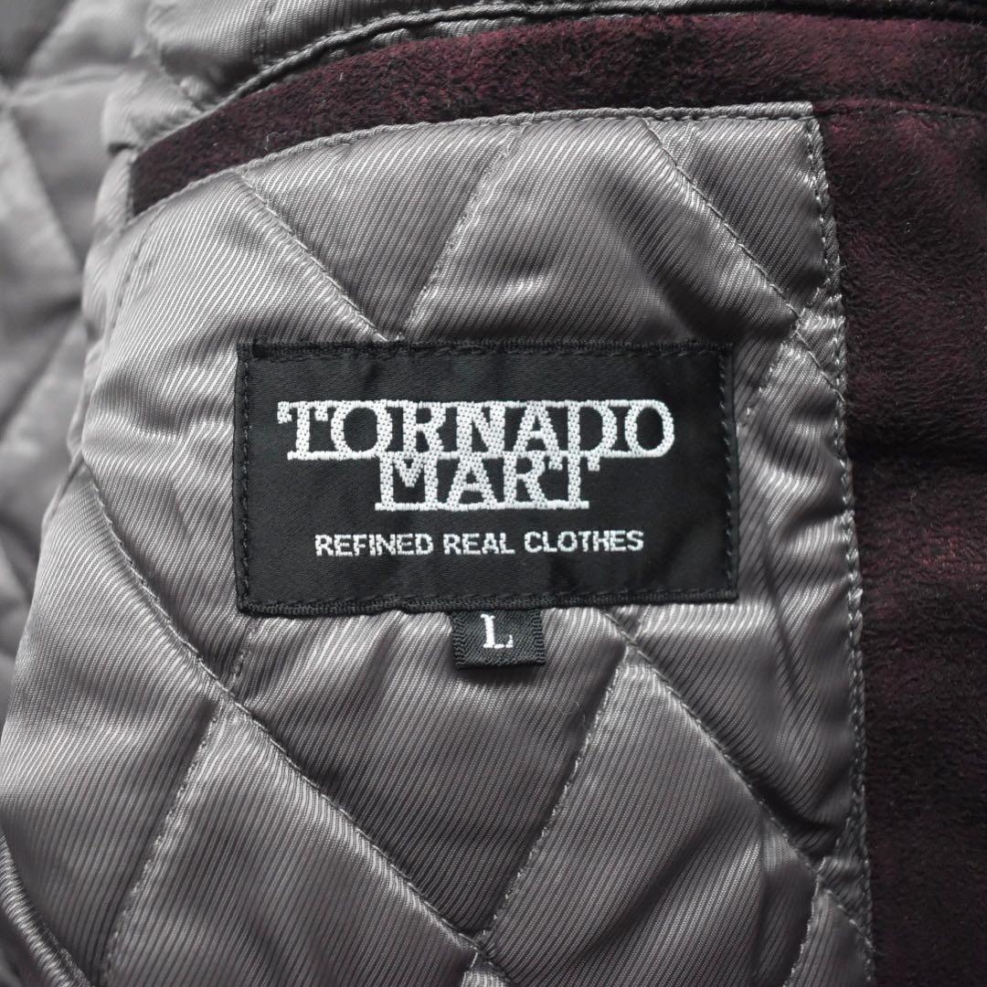 00s TORNADO MART grunge suede fur jacket - メルカリ