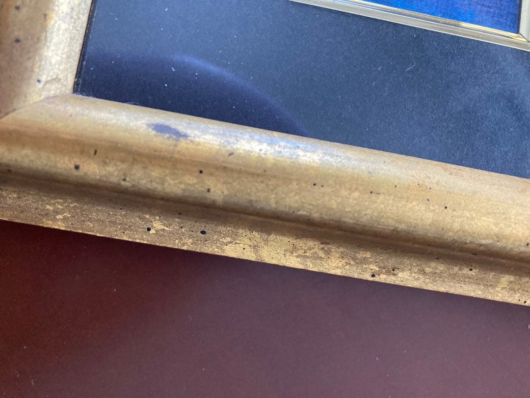 ベルナール・ビュッフェ　ピエロ⭐︎ 人物画　道化師　ミニサイズ