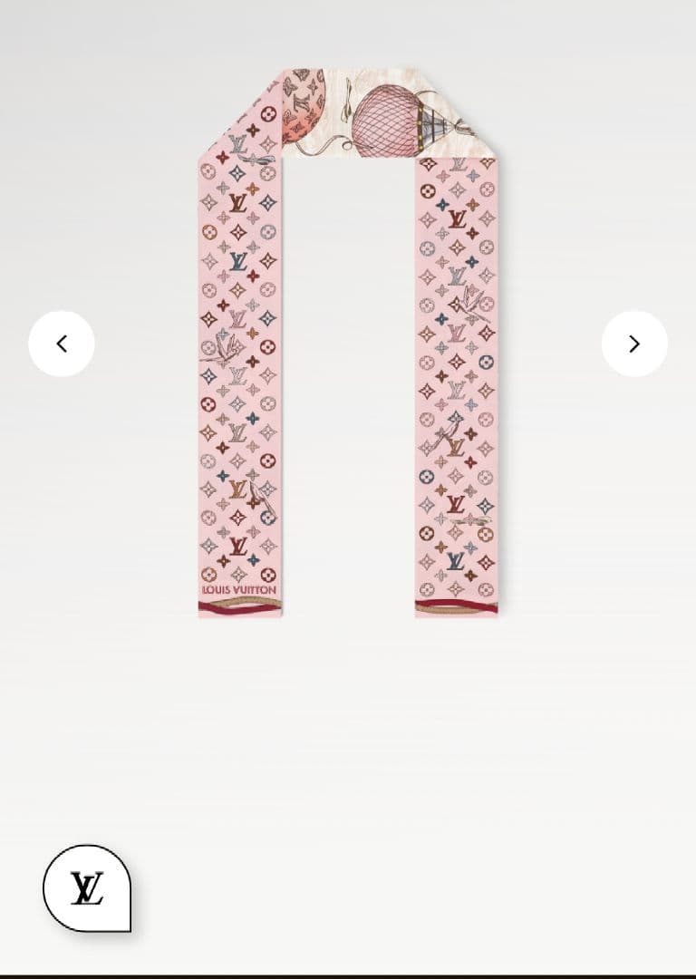 正規品☆ルイヴィトン気球ヴィヴィエンヌ モノグラム スカーフ