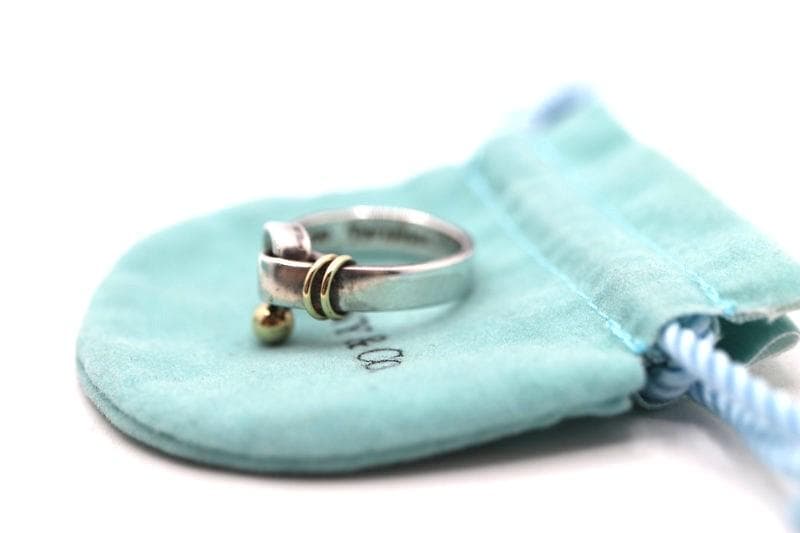 TIFFANY＆Co. ティファニー フック＆アイ リング 指輪 750/925 - メルカリ