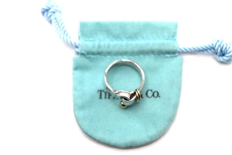 TIFFANY＆Co. ティファニー フック＆アイ リング 指輪 750/925 - メルカリ