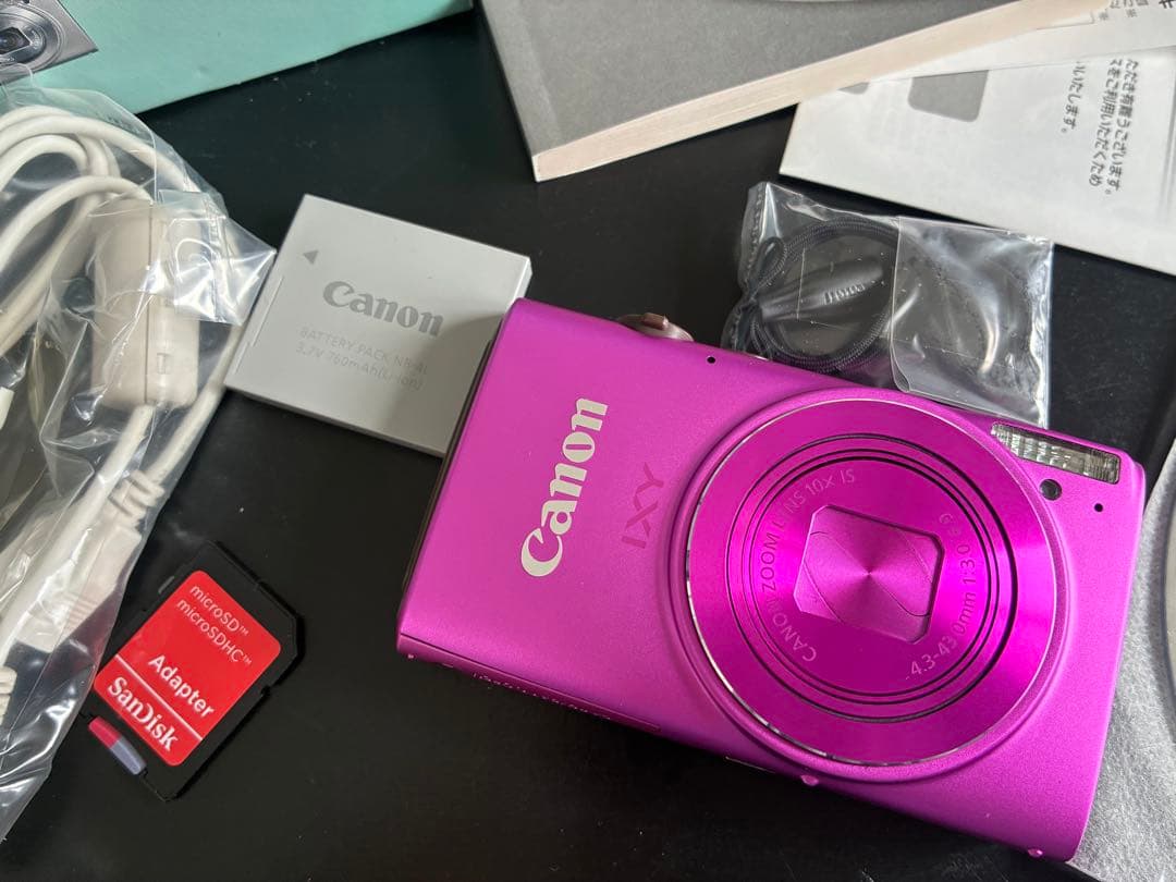 美品 キャノン Canon IXY610F ピンク デジカメ カード付き - メルカリ