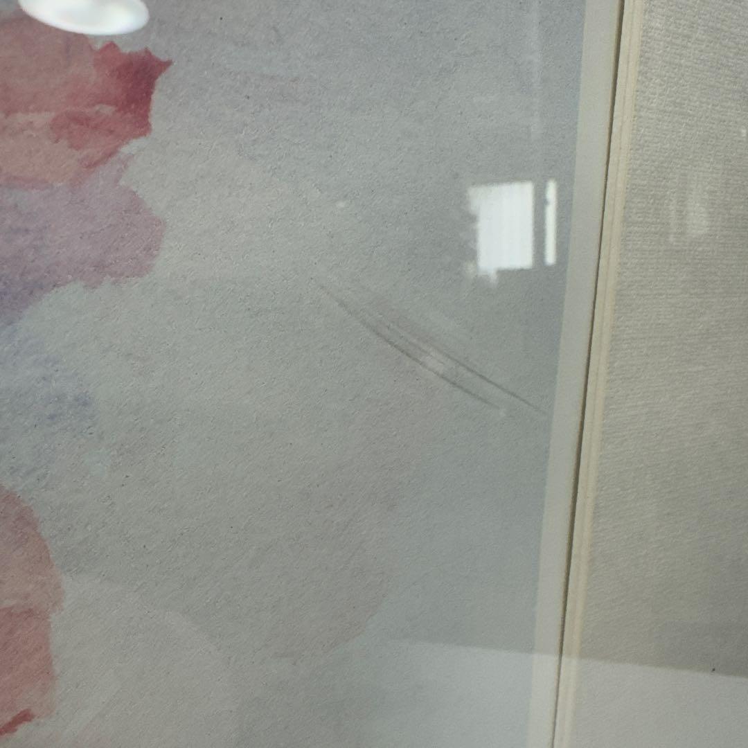 水彩絵画 印刷 額装 額サイズ 約87.5×67.5