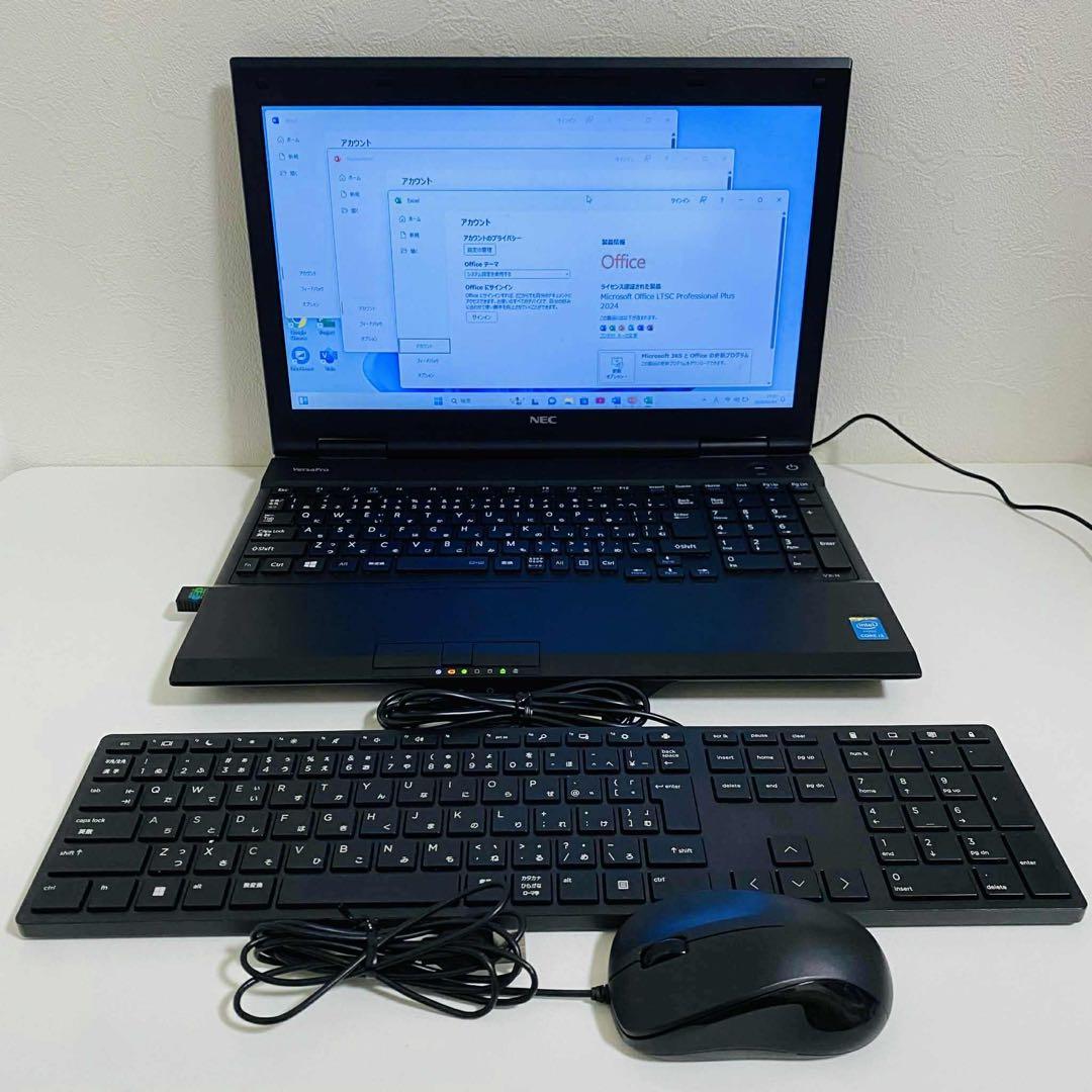 Y99 NECノートパソコンSSD高速 Windows11オフィス2024付き - メルカリ