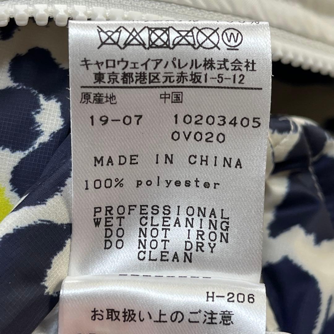 極美品♪キャロウェイ 2way リバーシブル MA-1 花柄ダウンジャケット L